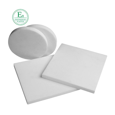 Self - Lubricating White PTFE Sheet Plate Customized Shape