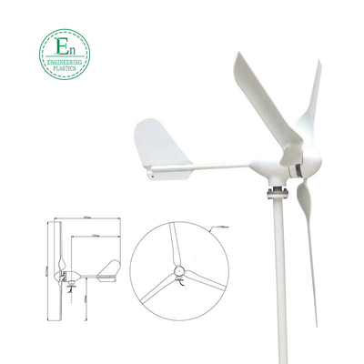 Low Start Up Wind Speed Wind Turbine Generator 3 Blades 600W