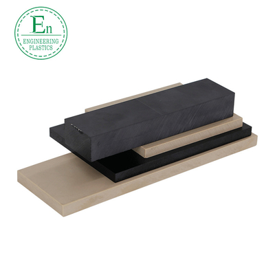 PEEK High Performance Plastics Board Black CNC Zero Cut Wear Resistant